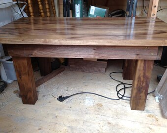 Coffee Table Walnut Handmade