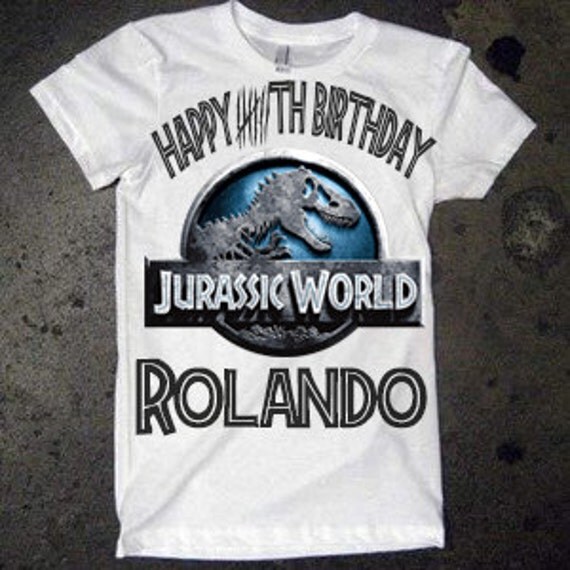 jurassic world birthday shirts