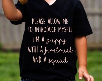 Stylish Toddler | Marshall Shirt | Paw Patrol Shirt | Marshall Birthday | Paw Patrol Marshall | Trendy Boy Shirt | Squad Shirt | Squad Tee |