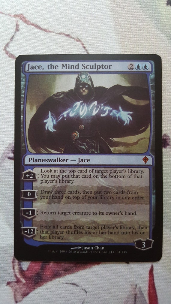 Jace the Mind Sculptor MTG Proxy Magic the by MtgProxyZone on Etsy