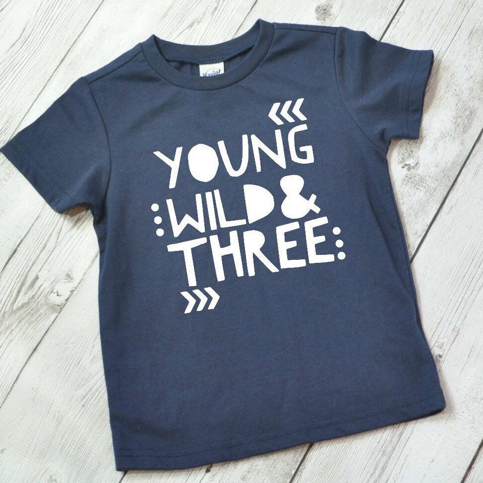 young wild and three unicorn shirt