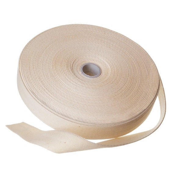 Items similar to Natural Cotton Herringbone Twill Tape 100 Yards Arts and Craft Sew Sewing on Etsy