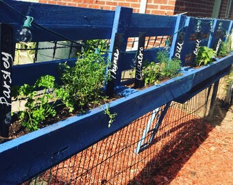 Reclaimed Pallet Flower/Herb Planter