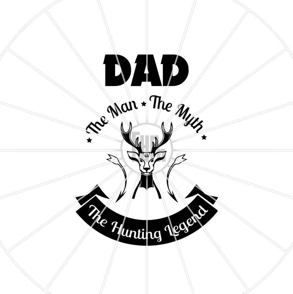 Download DadThe Man The MythThe Hunting legend SVG DeerArrow