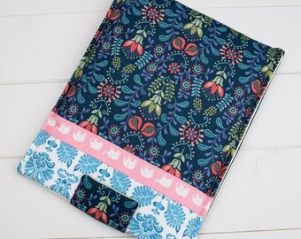 iPad Case, iPad Air 2 Case, 9.7" iPad Pro Tablet Cover for Any Kindle, Amazon Fire, Galaxy Tablet or iPad, Padded With Pocket+Flap Coral