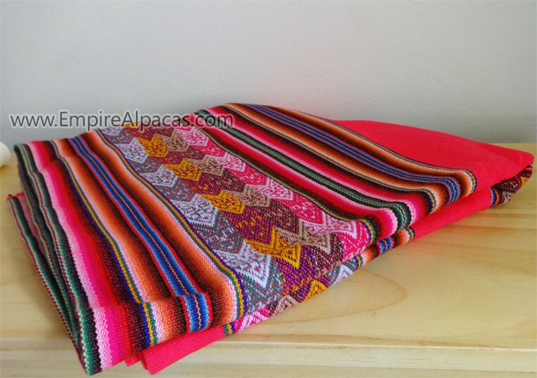 Blanket wool andean peruvian Blanket Native South by