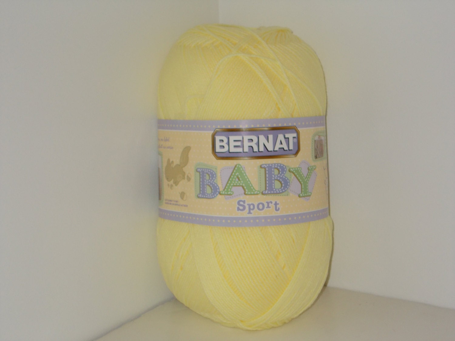 Bernat Baby Sport Big Ball Yarn Baby Yellow 12.3oz/350g Free