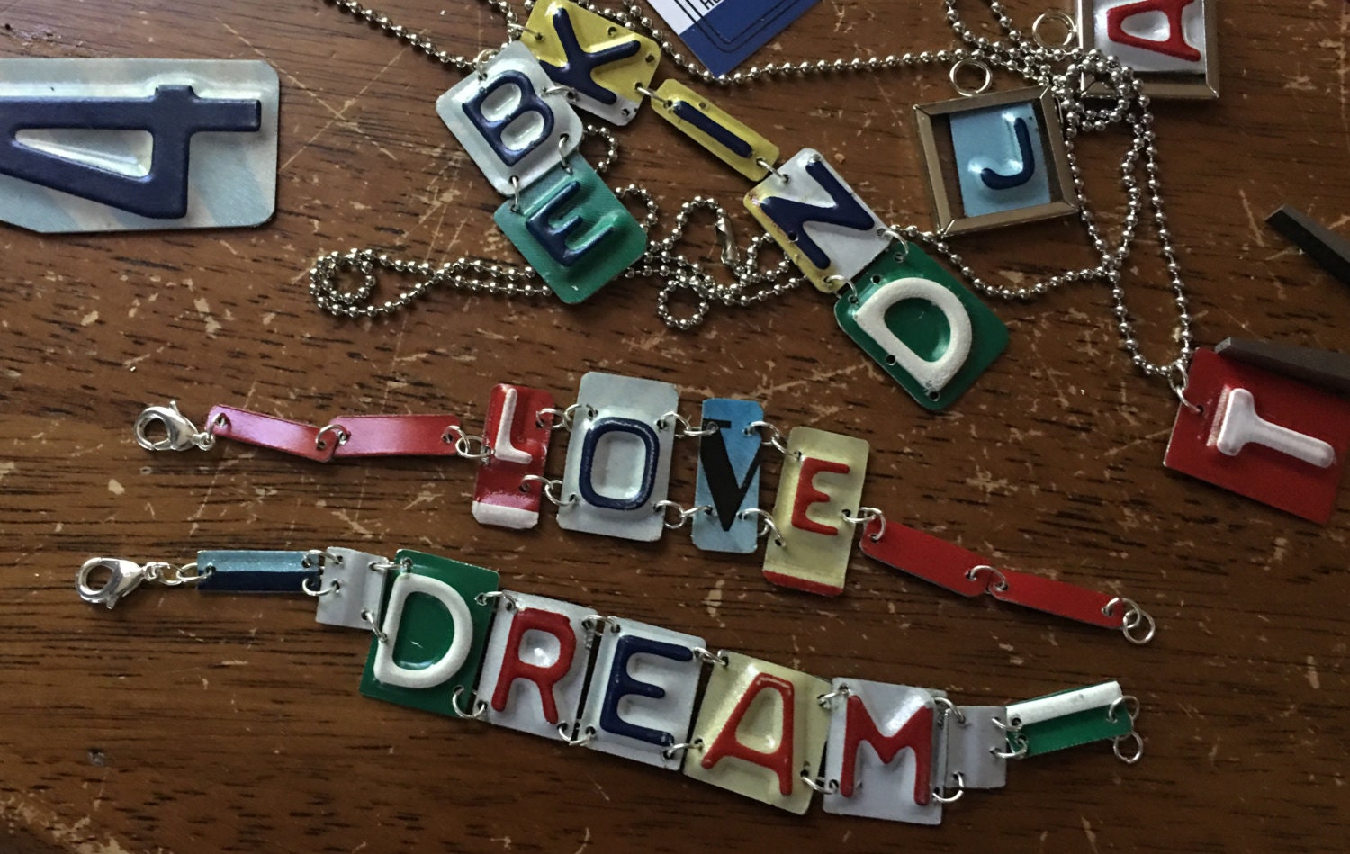 License plate jewelry
