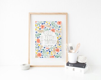 Romans 12:12, 8x10 Original Watercolour Painting