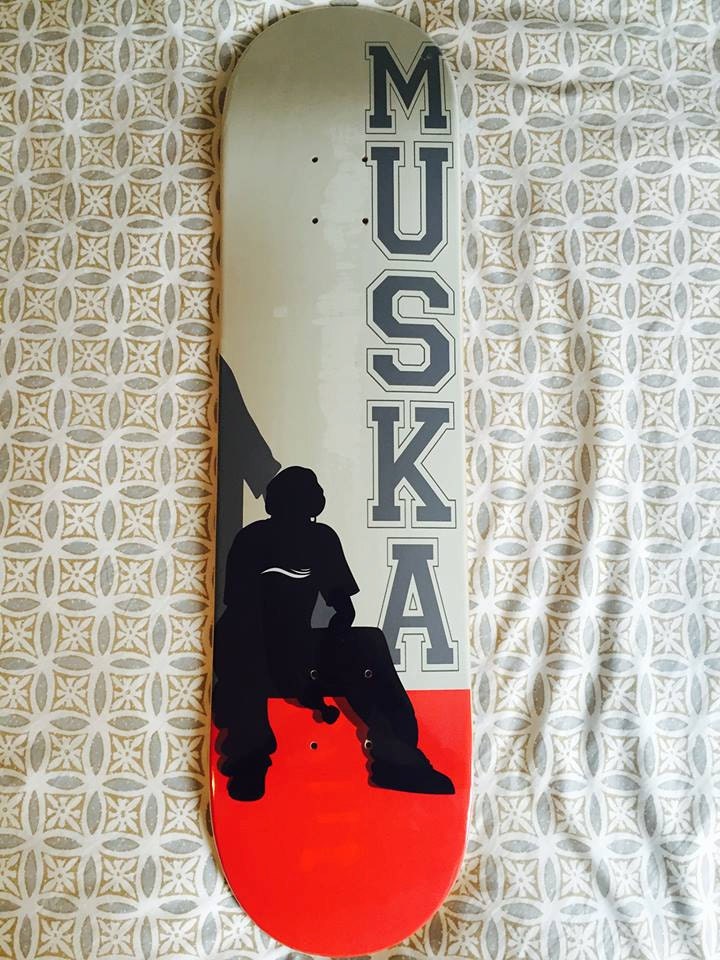 Shortys Chad Muska silhouette curb deck