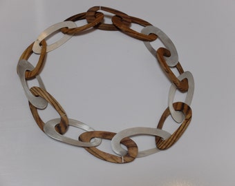 Vinegar tree and silver necklace