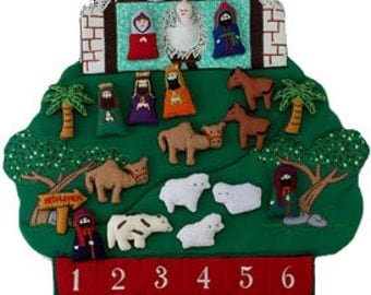 Nativity Fabric Advent Calendar (Countdown to Christmas)