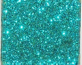 50 3/8 inch OCEAN BLUE Glitter Glass Mosaic by beachcrafters