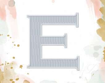 Two Color 4" Classic Type Art Deco Embroidery Font File Machine Embroidery Instant Download James BX instant download BX instant download