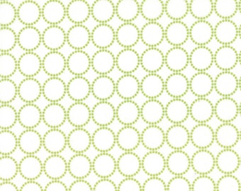 Sundrops - Circled in Celery Green: sku 29014-18 cotton quilting fabric by Corey Yoder for Moda Fabrics - 1 yard