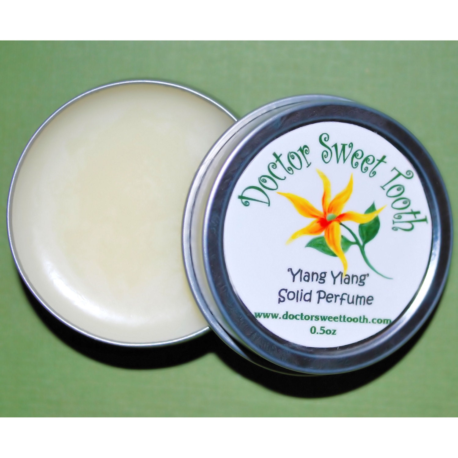 Ylang Ylang Essential Oil Solid Perfume .5oz