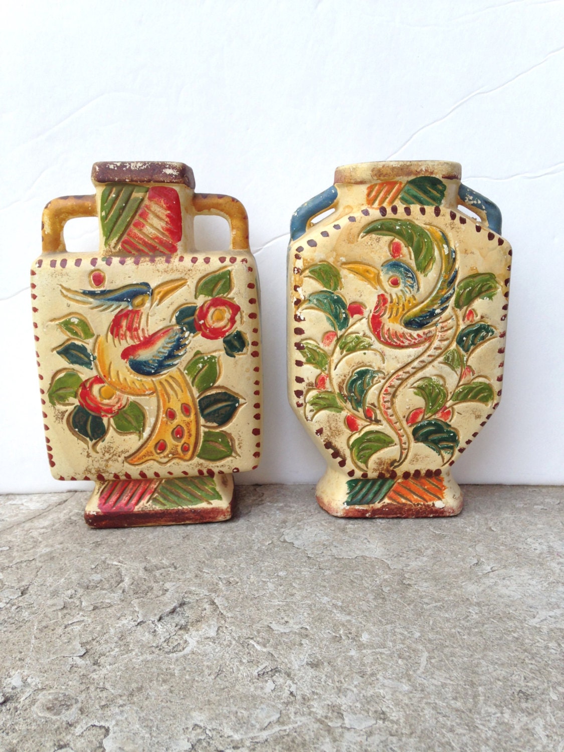 Antique Pottery Made in Occupied Japan MIOJ Porcelain Vase