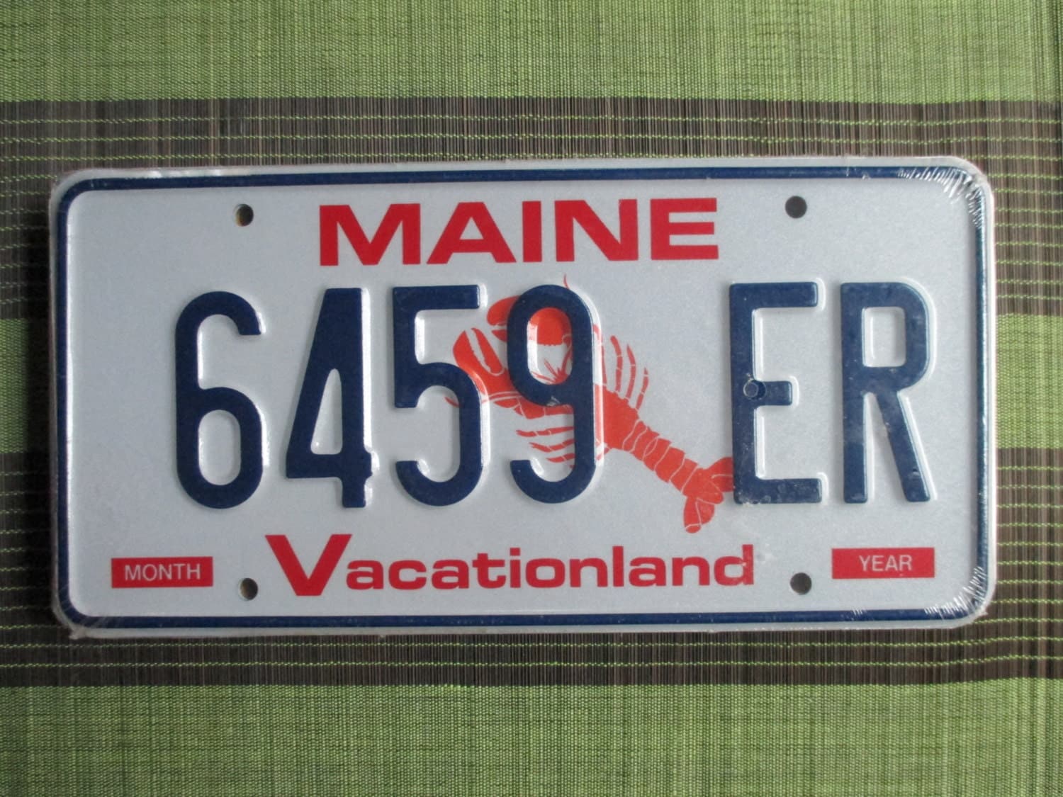 Maine License Plate Vintage Plate FREE SHIPPING by lahaine