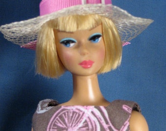 Barbie Clothes - Bicycle Print Dress and Hat Set