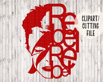 david bowie rebel rebel svg file, music svg, song lyric svg, pop star svg, rock and roll svg, vector files, digital print, shirt svg designs