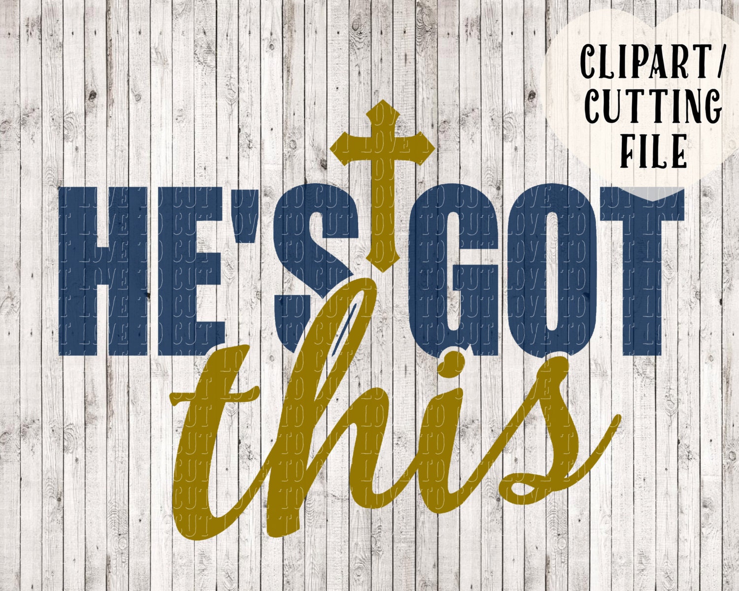 Download He's got this svg file Christian svg Jesus svg faith