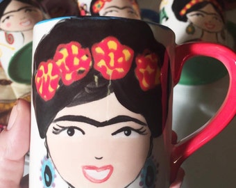 Frida-inspired Ceramic Mug