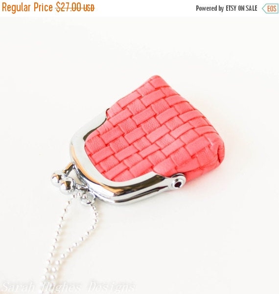 pink vegan purse