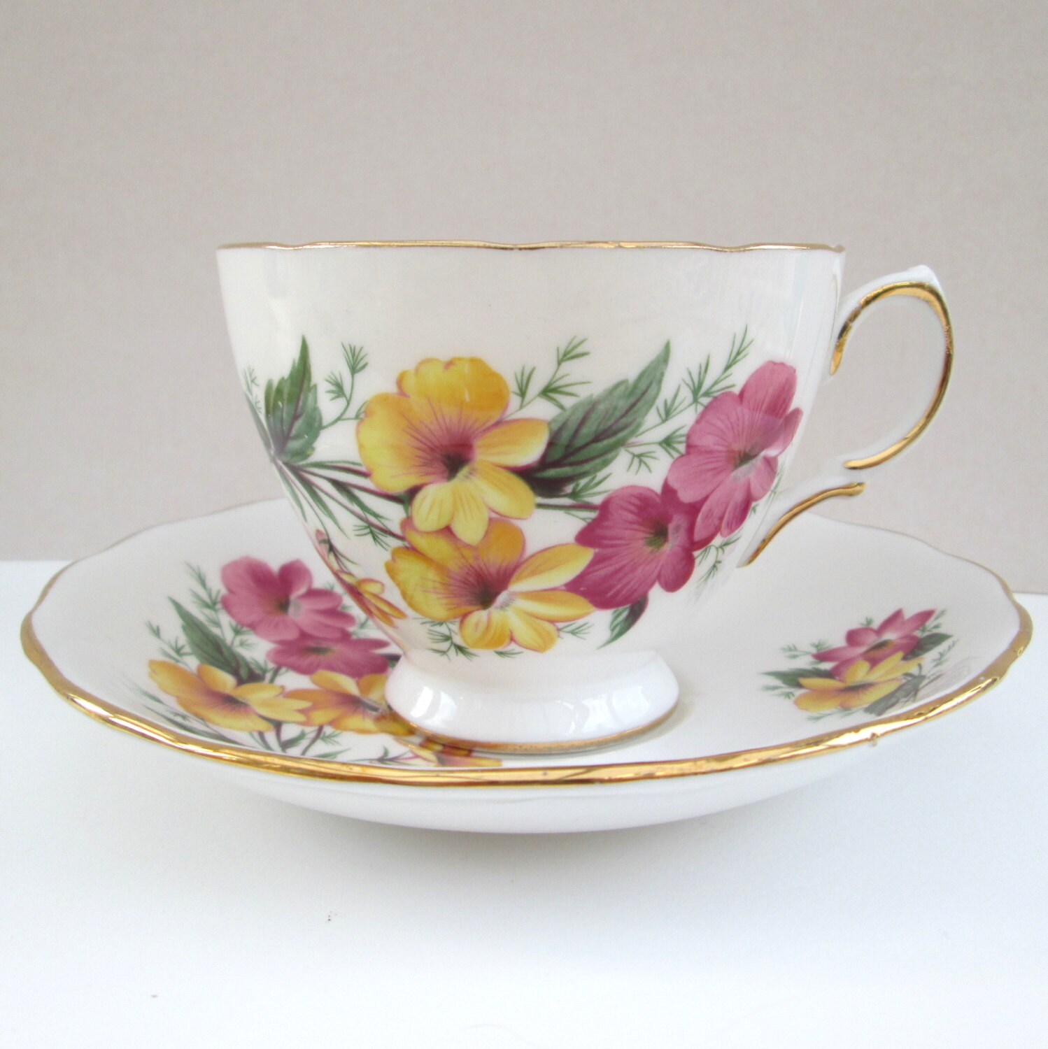 Tea cup planter Repurposed Upcycled recycled vintage china