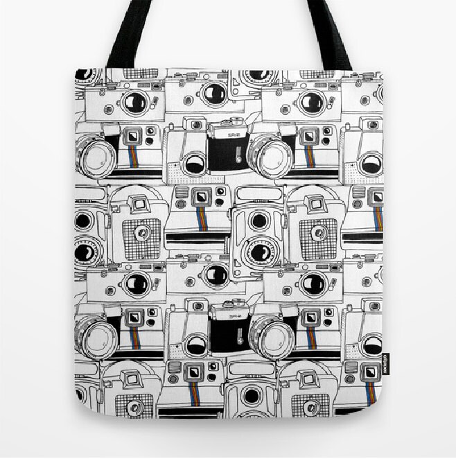 Vintage Camera Tote Bag by maceymack on Etsy