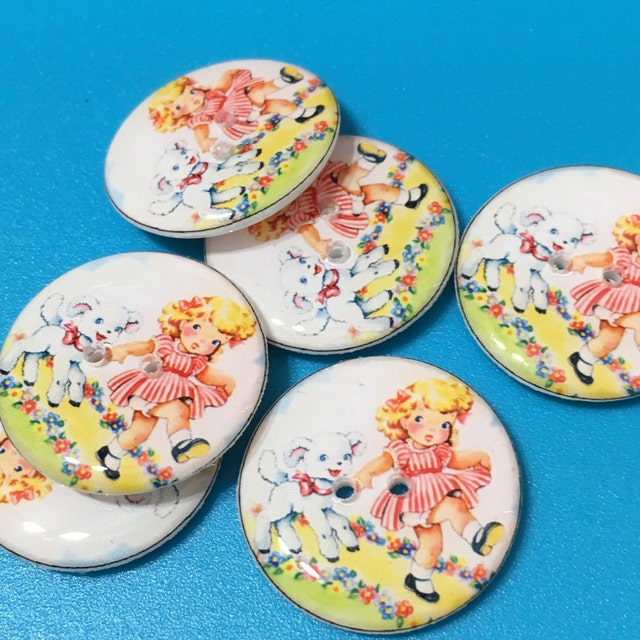 Handmade Decorative Novelty Craft Buttons for by buttonsbyrobin