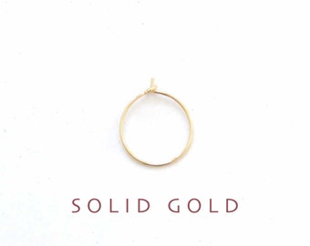 thin SOLID GOLD nose ring, gold nose ring, THIN gold nose hoop, thin nose ring, gold nose hoop, 26g nose hoop, 14k solid gold nose ring