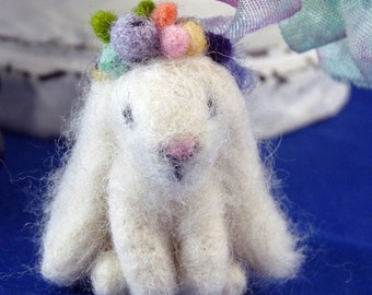 Easter Needle Felt Lop Eared Bunny