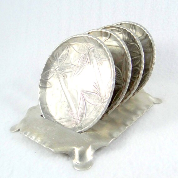 Vintage Everlast Aluminum Coasters by ElizaBellaVintage