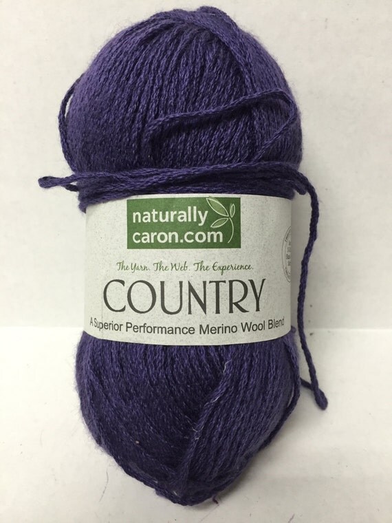 Naturally Caron Country Yarn Deep Purple