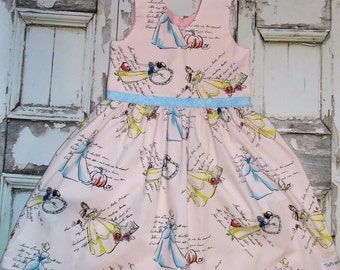 Fashionable Princesses Disney Party Dress 2 3 4 5 6 7 8 10 Custom Boutique Handmade Birthday Cinderella Snow White Belle Made in USA