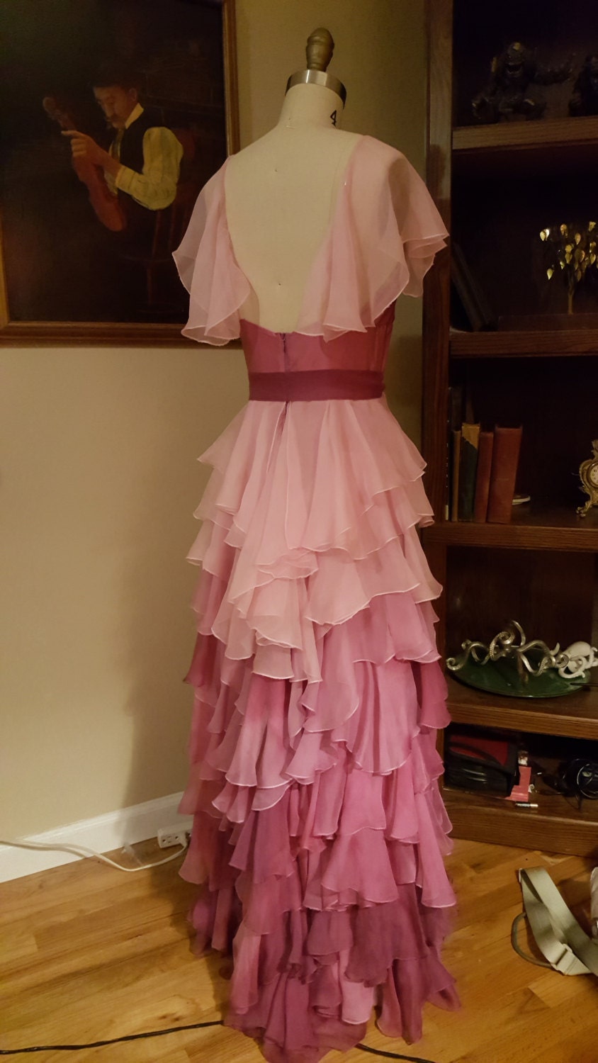 Hermione Granger Yule Ball Dress Gown Replica Costume Silk