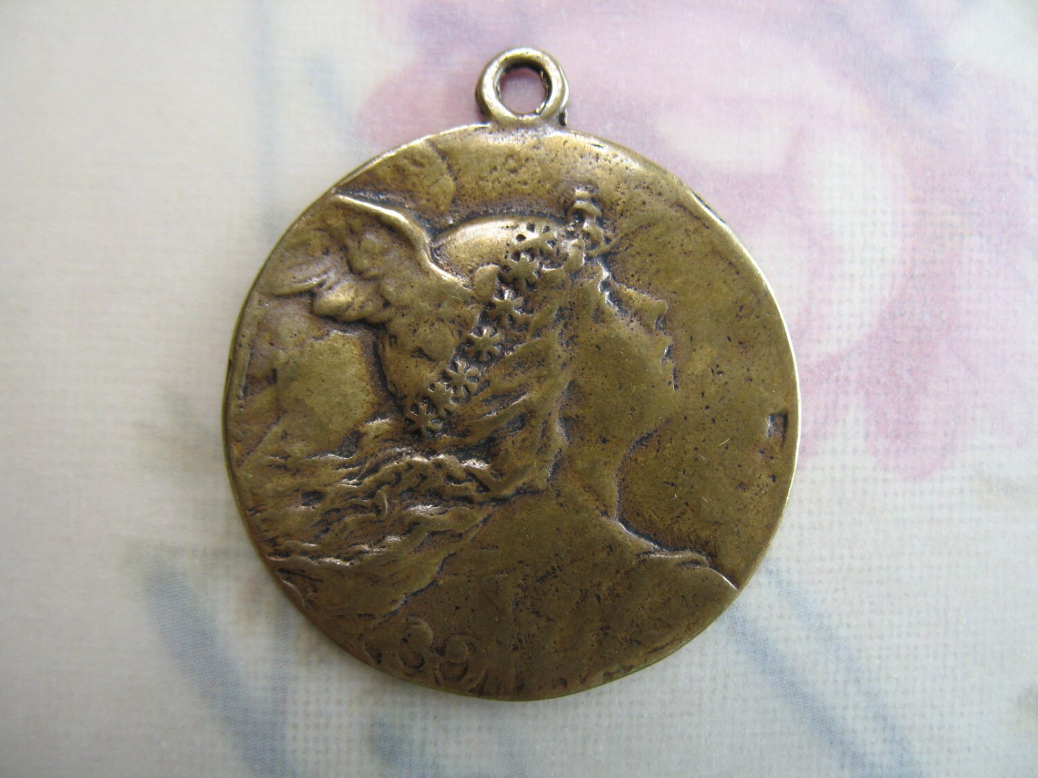 tiny mercury astrology symbol charms pendant