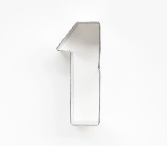 Number 1 Cookie Cutter, First Birthday Cookie Cutter, One Cookie Cutter Il_570xn