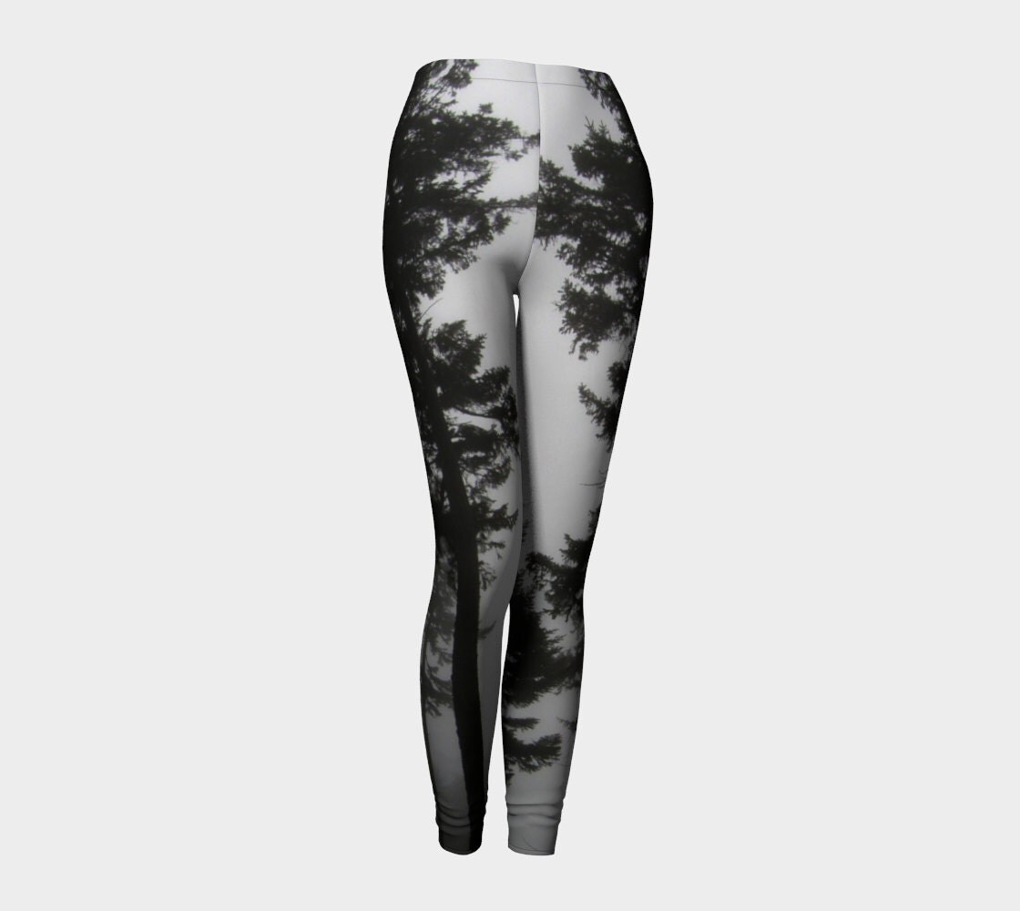 Tree LeggingsWomen's LeggingsForest Capri LeggingsYoga