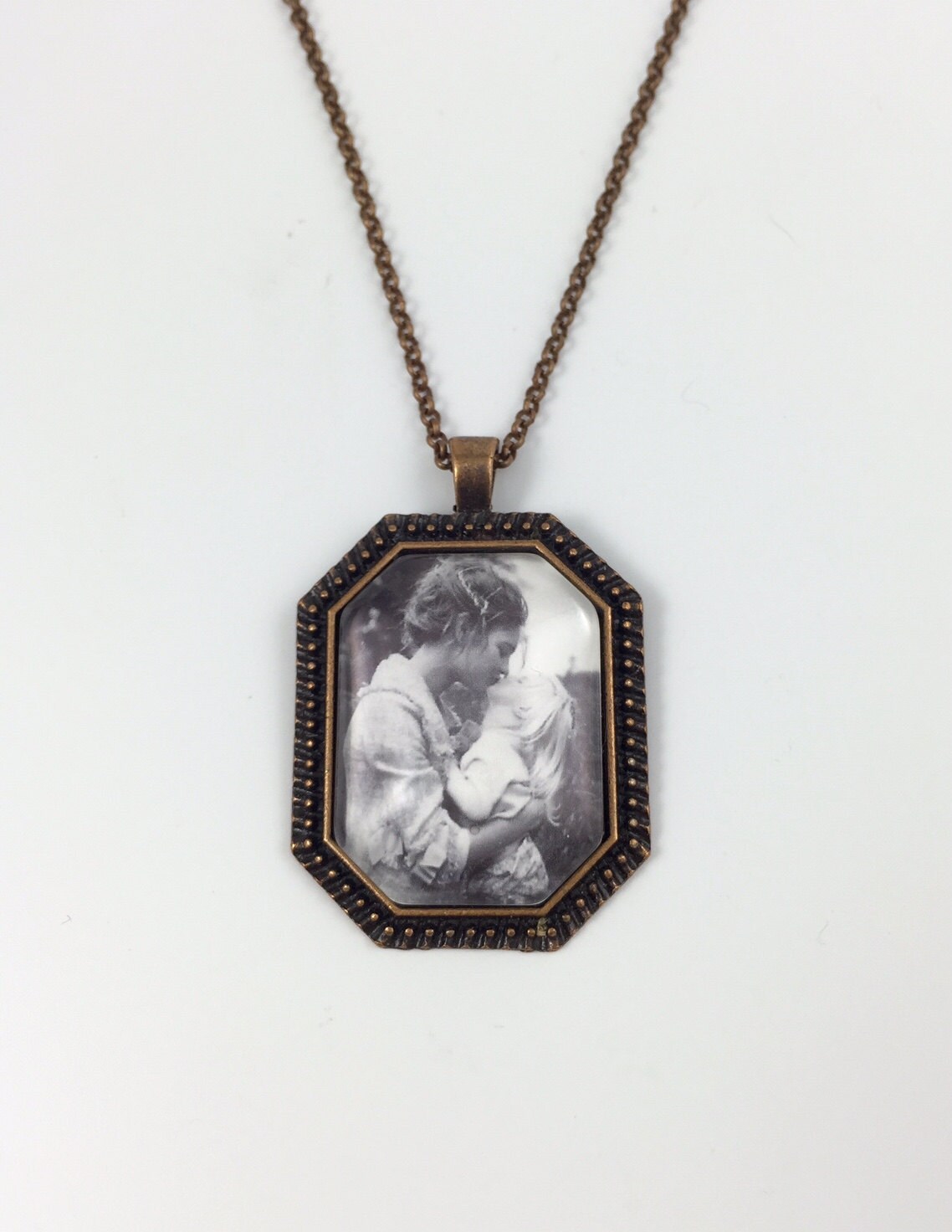 Custom Photo Necklace Custom Key Chain by ChutneyBlakeDesigns