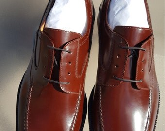 Johnston Murphy Shoes 8.5M Signature Series Brinley Mahogany Sheepskin Inside Mens Shoes MAKE OFFER