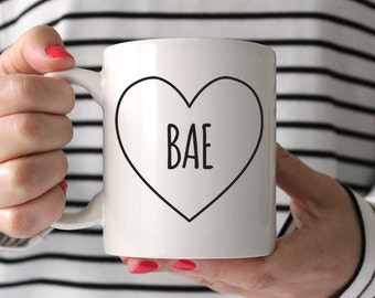 Anniversary Gift for Wife Gift Anniversary Gifts for Girlfriend Gift Bae Coffee Mug Gift for Husband Anniversary Gifts for Her