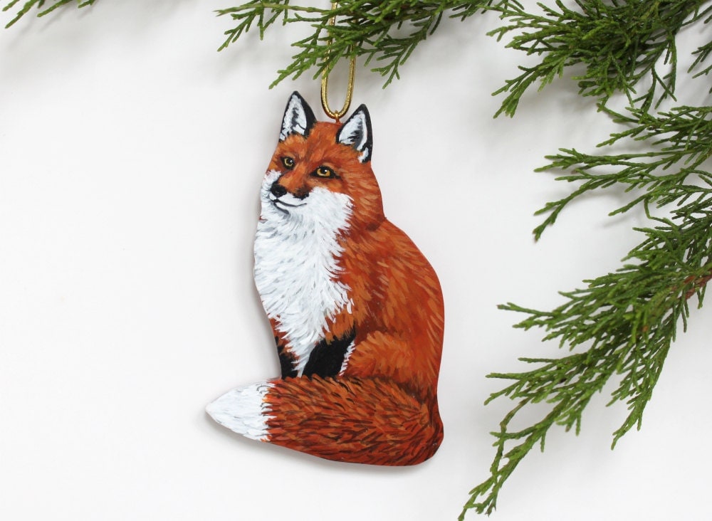 plastic fox garden ornament