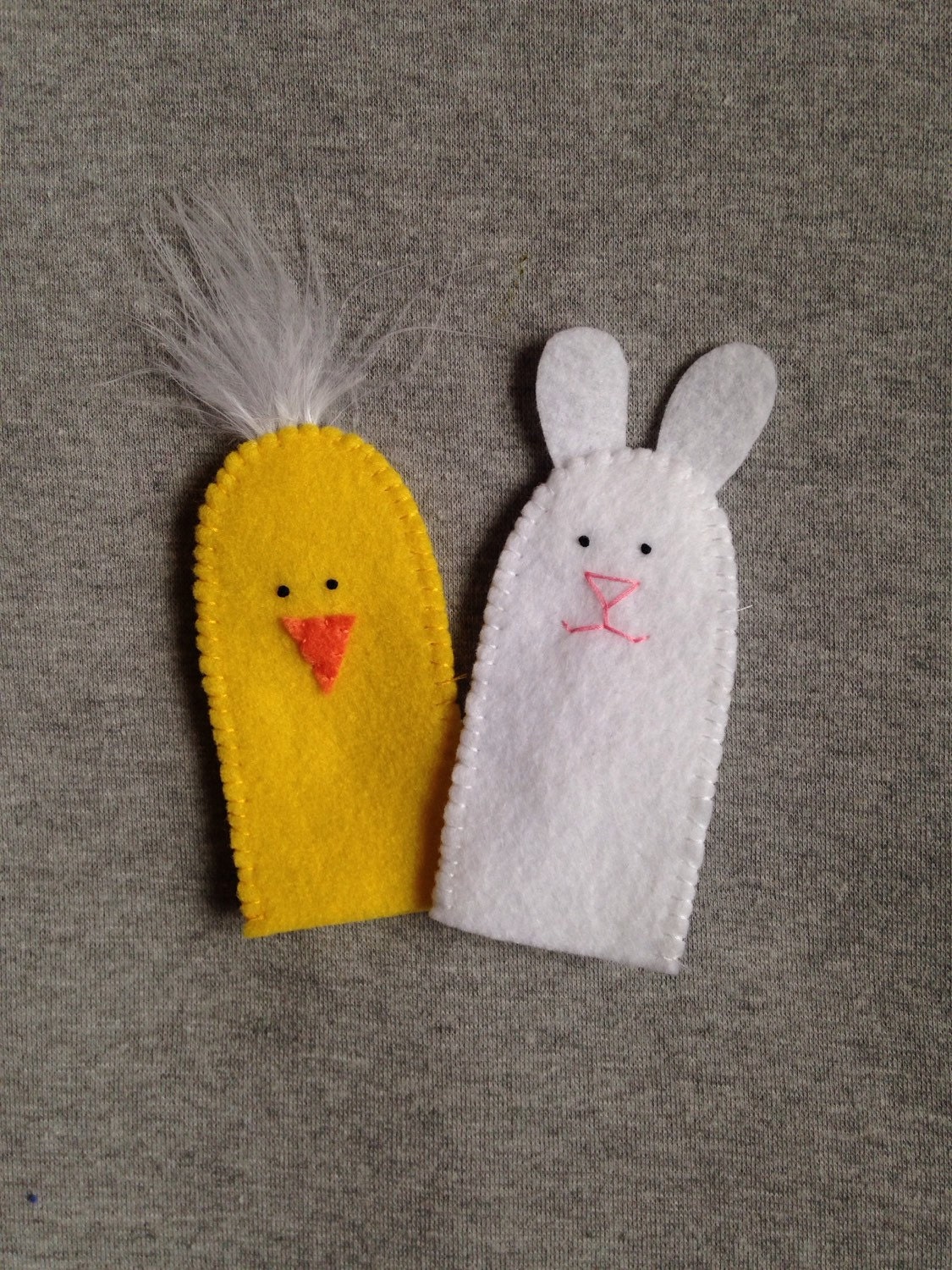 Easter Finger Puppets Includes a Chicken Baby by Tuscanycreative