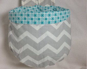 Stay Put Pouch Bunk Bed Caddy Gray Chevron