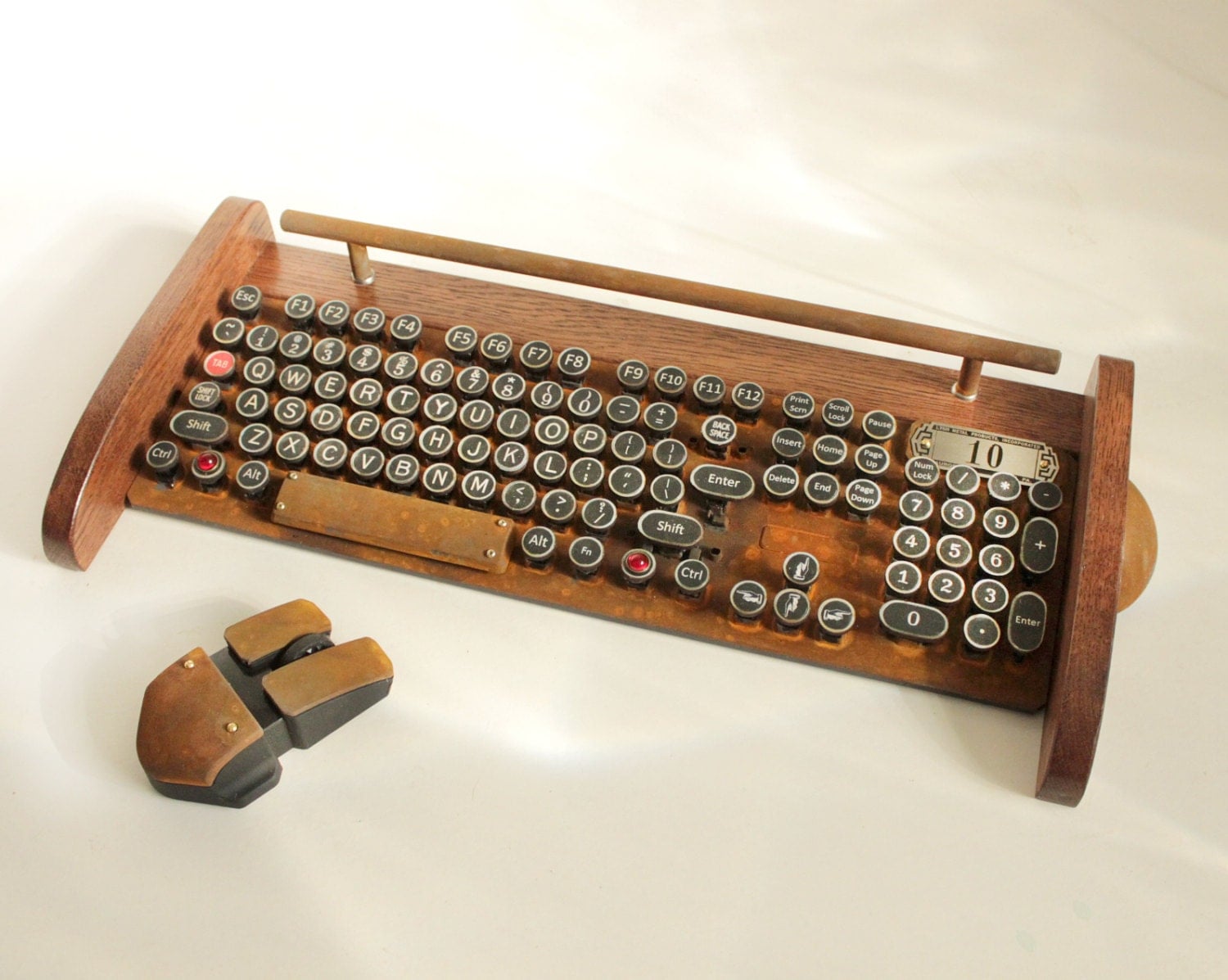 old style typewriter keyboard