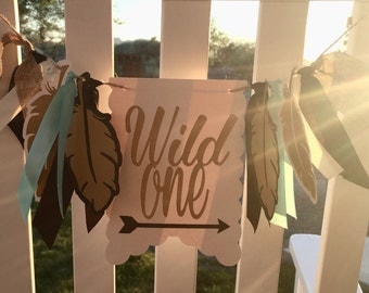 NEW!! Wild One | High Chair Banner | photo prop