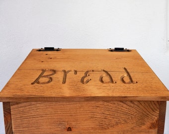Bread Box,Wooden Bread Box,Primitive Decor,Storage For Bread,Handmade Bread Box,Rustic Decor,Pine Bread Box,Routered Bread Box