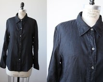 Caro L S Oversized Linen Blend Shirt Oxford Tan