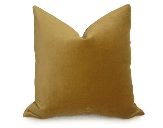 Gold Velvet Pillow Cover Velvet Pillow Decorative Pillow